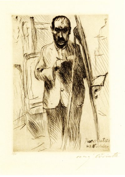 シーズン前の自画像 作： Lovis Corinth